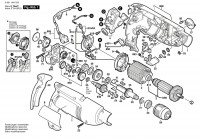 Bosch 0 601 14A 742 GSB 1800-2 RE Percussion Drill 230 V / GB Spare Parts GSB1800-2RE